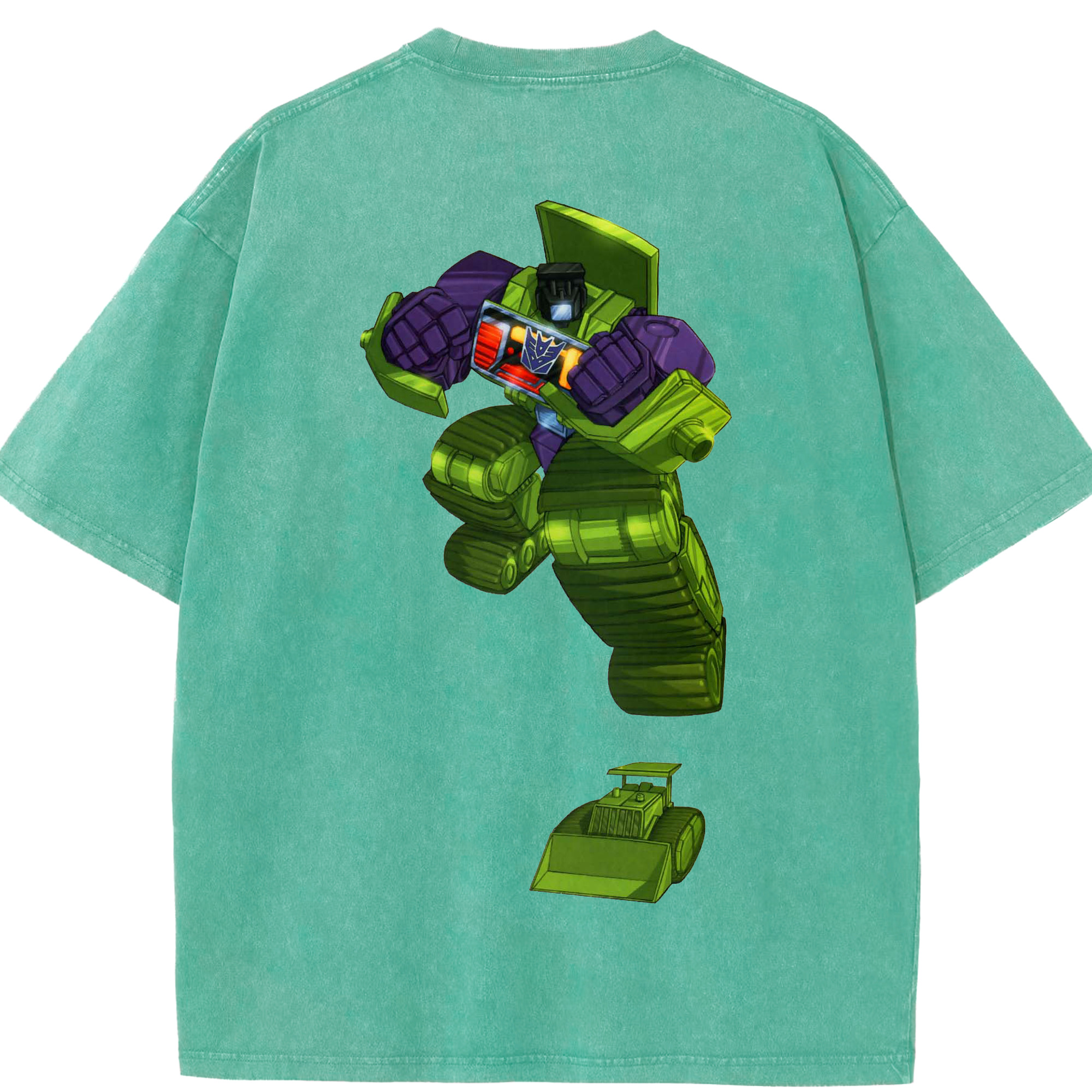 （画像用）  綿100% ヴィンテージ風 半袖Tシャツ（背面プリント）